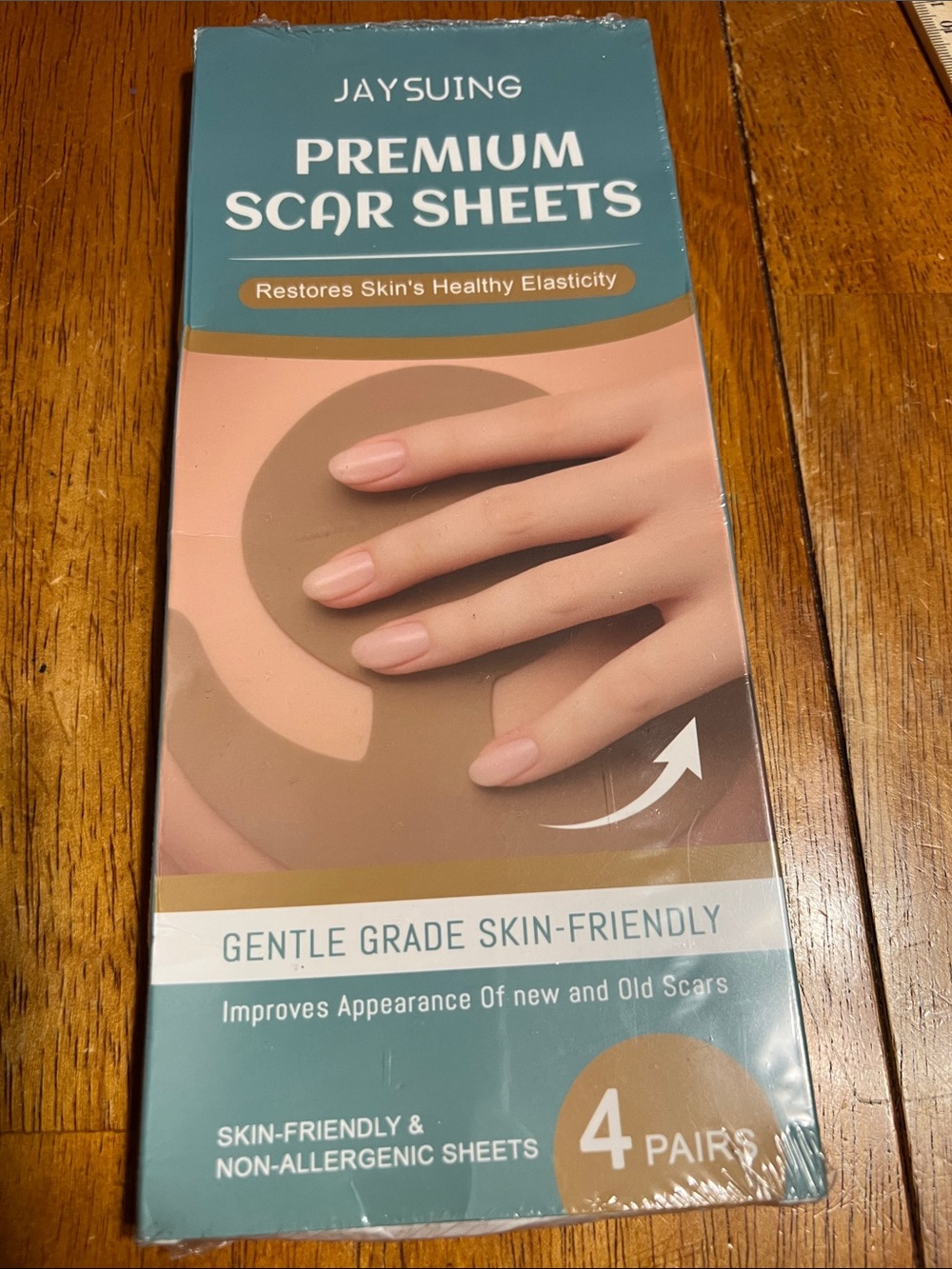 Jaysuing Premium Scar Sheets - Beige (4 Pairs)